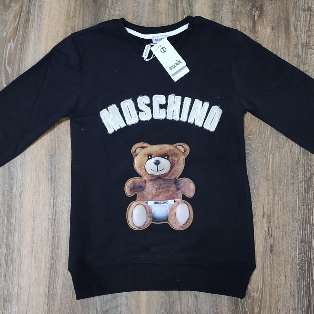 Moschino Black Bear Women Sweatshirt